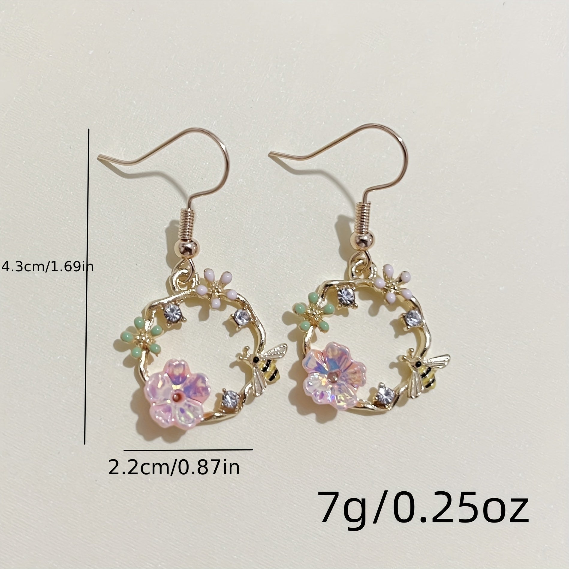 Bee Wreath EarringsFairy Shell Earrings