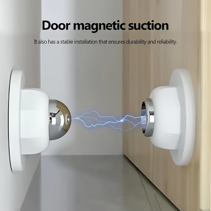 Magnetic Door StopperSilent Adhesive Stopper2Piece Door StopperDoor Magnetic CatchAdhesive Silent Closer