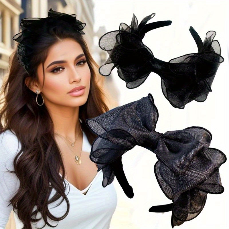 Bowknot Mesh Headband
