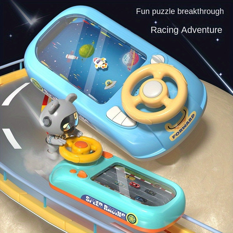 Spaceship Driving GameKids Racing SimulatorDesktop Steering AdventureAdventure Game MachineSpaceship Driving Toy