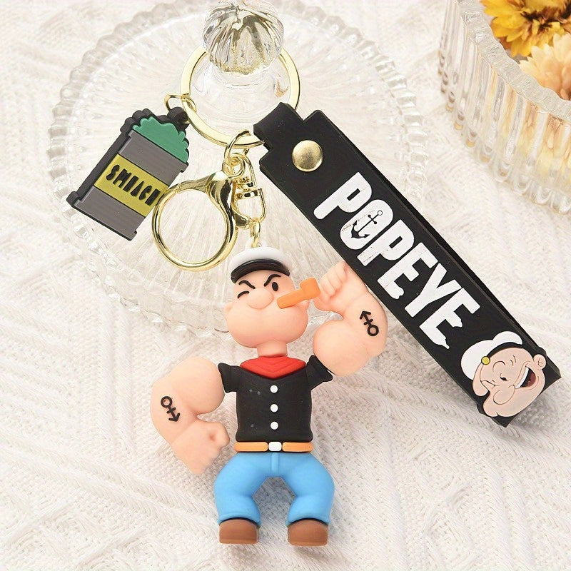Cartoon Rubber Keychain