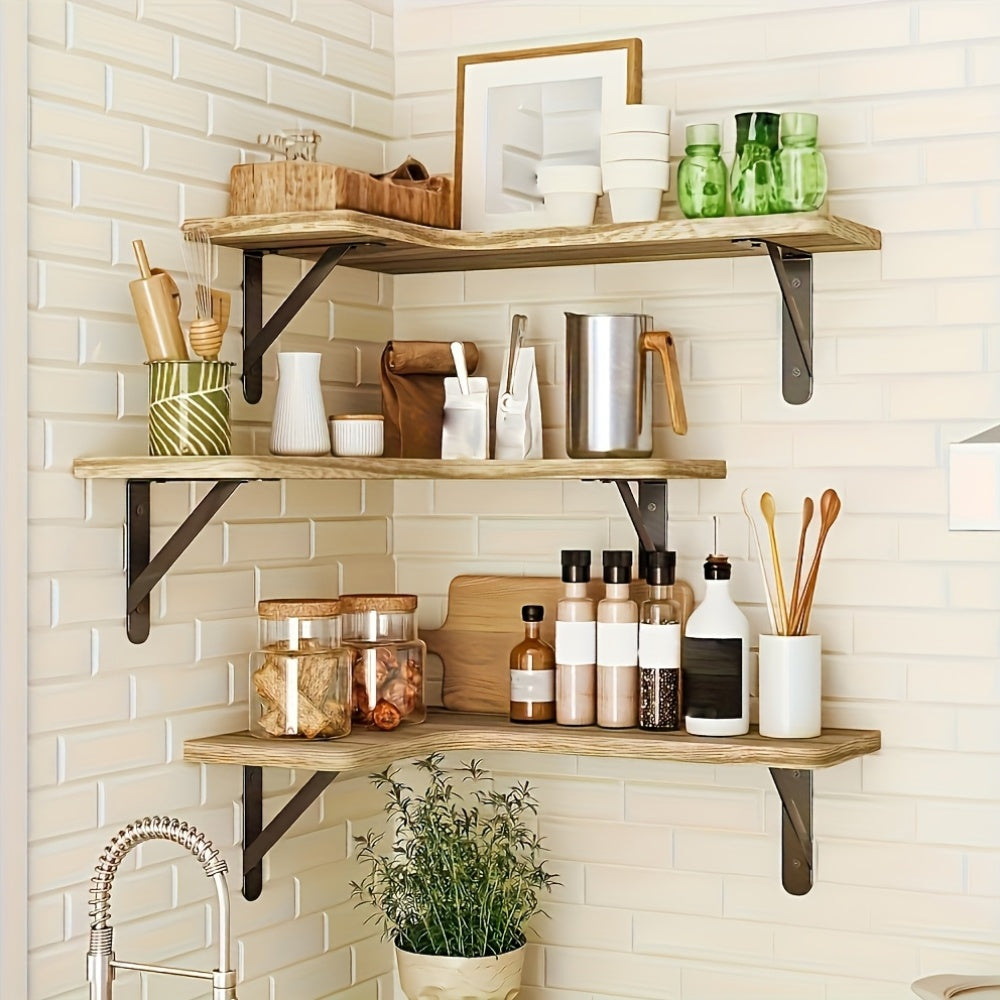 Rustic Wood Shelves