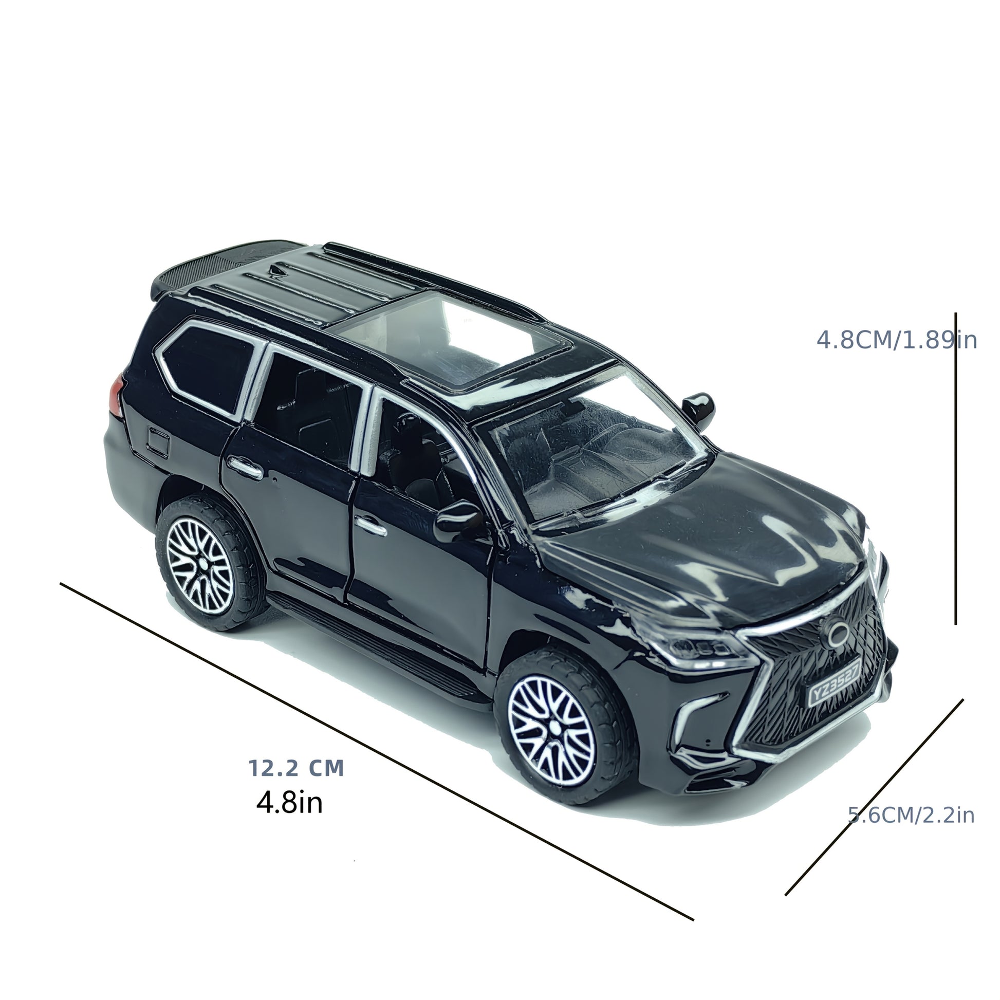 Black Offroad SUV Toy