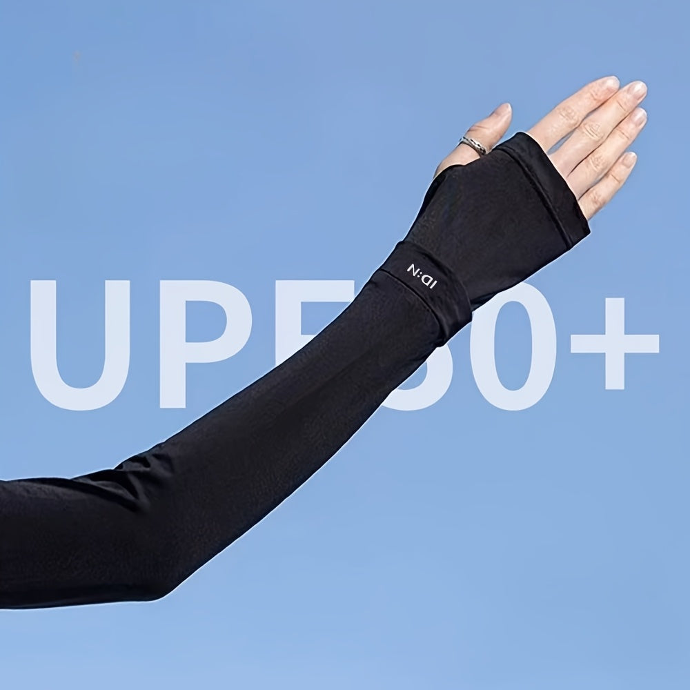 1 Pair IceSlip Fiber Fabric Cooling Arm Sleeves  Unisex Breathable Design for Outdoor Beach Driving  Cycling  Elastic Fit Machine Washable Light Gray with Snowflake Patterns Cycling Accessories Wear Stylish Armwear Durable Armwear